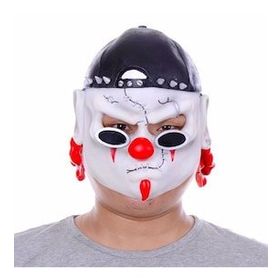 Bisepetim Lateks Şapkalı Gözlüklü Beyaz Maske