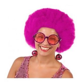 Bisepetim Pembe Renk Disko Toplu Küpeli Parlak Yılbaşı Parti Gözlüğü