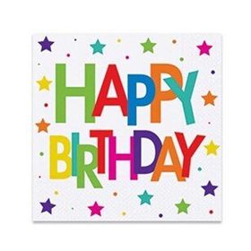 Bisepetim THB7245 33x33 cm 16 Adet Superstar Birthday Kağıt Peçete