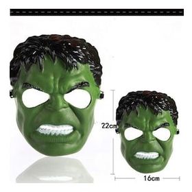 Bisepetim Yeşil Renk Süper Kahraman Hulk Maskesi
