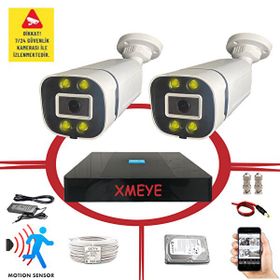 Bises BS 604W 5MP Sony Lens 4 Warm LED Gece Renkli Gösteren Güvenlik Kamerası