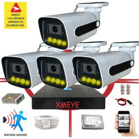 Bises BS 784W 5MP Sony Lens 4 Warm LED Gece Renkli Gösteren Güvenlik Kamerası