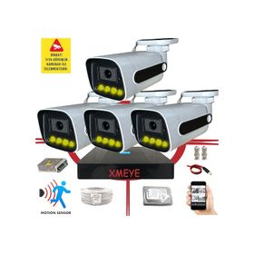 Bises BS 784W 5MP Sony Lens 4 Warm LED Gece Renkli Gösteren Güvenlik Kamerası