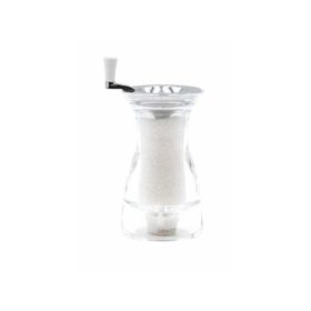 Bisetti Pesaro-Urbino Şeffaf 17.5 cm Akrilik Tuz Değirmeni