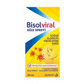Bisolviral 20 ml Soğuk Algınlığı Virüslerine Karşı Ağız Spreyi