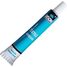 Bison 25 ml Yıkama ve Ütüye Dayanıklı Beyaz Kumaş Tekstil Yapıştırıcısı