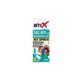 Bitex 100 ml Saç Biti ve Sirkeleri için Bit Spreyi ve Metal Tarak