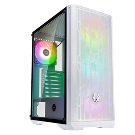 Bitfenix NSE-300-WWGKW-RP4A Nova Mesh SE Beyaz Tempered Glass ARGB ATX Kasa