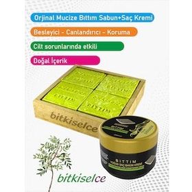 Bitkiselce 4'lü Bıttım Sabunu ve Saç Maskesi Saç Dökülmesine Karşı Etkili