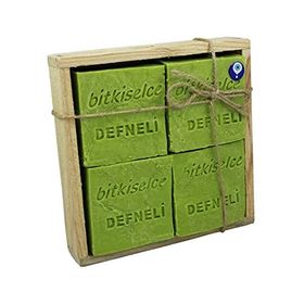 Bitkiselce 4x450 gr El Yapımı Defneli Gar Sabunu