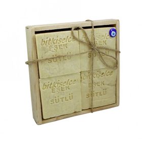 Bitkiselce 4x450 gr El Yapımı Eşek Sütü Sabunu