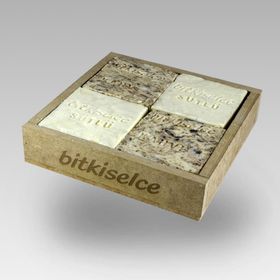 Bitkiselce 4x450 gr El Yapımı Kahve Sabunu