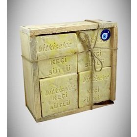 Bitkiselce 8x1 kg El Yapımı Keçi Sütü Sabunu