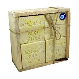 Bitkiselce 8x1 kg El Yapımı Keçi Sütü Sabunu
