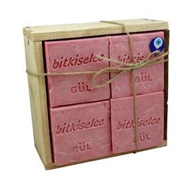 Bitkiselce 8x950 gr El Yapımı Gül Sabunu