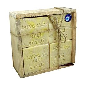 Bitkiselce 8x950 gr El Yapımı Keçi Sütü Sabunu