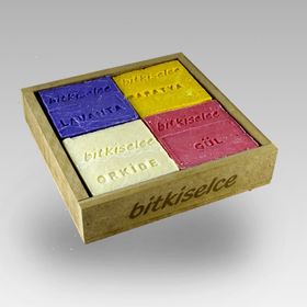 Bitkiselce El Yapımı Çiçek Serisi Lavanta-Orkide-Gül-Papatya Sabun