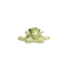 Bitossi Home Emporio 20x8 cm Yeşil Seramik Gül Mumluk