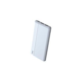 Bix 10000 Mah Beyaz Çift USB Çıkışlı ve LED Bildirimli Portatif Powerbank