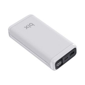 Bix 20000 Mah USB-A 22.5 W ve Type-C PD 20 W Beyaz Çift Çıkışlı LED Ekranlı Powerbank