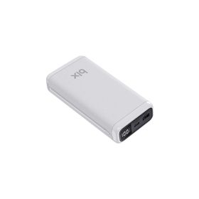 Bix 20000 Mah USB-A 22.5 W ve Type-C PD 20 W Beyaz Çift Çıkışlı LED Ekranlı Powerbank