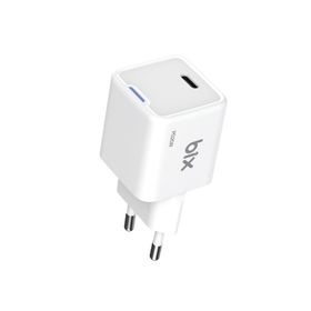 Bix 20W GaN USB-C iPhone Android ve iPad Uyumlu Type-C PD Beyaz Hızlı Şarj Adaptörü