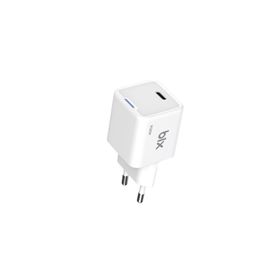Bix 20W GaN USB-C iPhone Android ve iPad Uyumlu Type-C PD Beyaz Hızlı Şarj Adaptörü