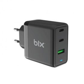 Bix 65 W USB Type-C QC 4.0 PD Gan 3 Portlu Hızlı Şarj Cihazı