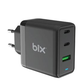 Bix 65 W USB Type-C QC 4.0 PD Gan 3 Portlu Hızlı Şarj Cihazı