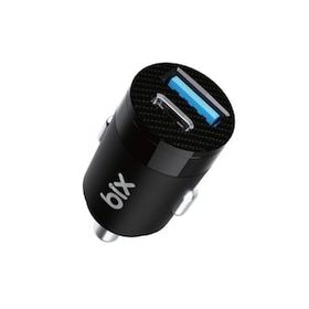 Bix 65 Watt Type-C PD 3.0 ve USB-A Çift Portlu Siyah Araç içi Hızlı Şarj Cihazı