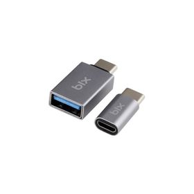 Bix ADP-04 İkisi Bir Arada Micro USB Type-C ve USB Type-C Çeviri Adaptörü