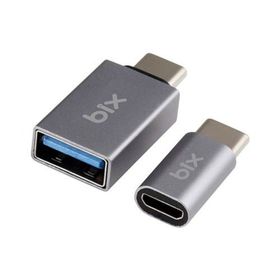 Bix ADP-04 İkisi Bir Arada Micro USB Type-C ve USB Type-C Çeviri Adaptörü