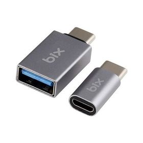 Bix ADP-04 İkisi Bir Arada Micro USB Type-C ve USB Type-C Çeviri Adaptörü