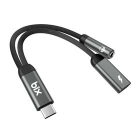 Bix ADP-12 Type-C to 3.5 mm Kulaklık ve 15 Watt Type-C Şarj Adaptörü