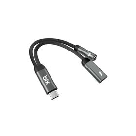 Bix ADP-12 Type-C to 3.5 mm Kulaklık ve 15 Watt Type-C Şarj Adaptörü