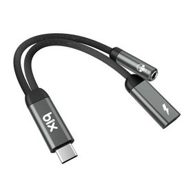 Bix ADP-12 Type-C to 3.5 mm Kulaklık ve 15 Watt Type-C Şarj Adaptörü