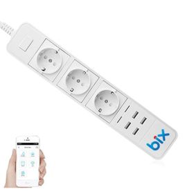 Bix Akım Korumalı Hızlı Şarj Özellikli Wifi Akıllı Priz