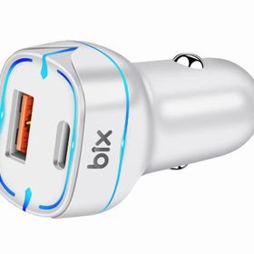 Bix BX-CCP36WT Beyaz 36 W QC 3.0 USB PD Araç İçi Hızlı Şarj Adaptörü