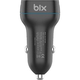 Bix BX-CCP36WT Siyah 36 W QC 3.0 USB PD Araç İçi Hızlı Şarj Adaptörü