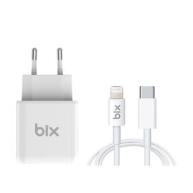 Bix BX-CL20TA Hızlı Şarj Adaptörü + 3A USB-C'den Lightning Kablo