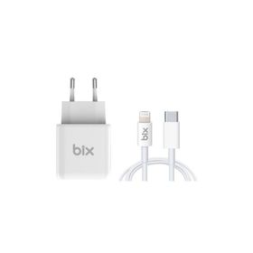 Bix BX-CL20TA Hızlı Şarj Adaptörü + 3A USB-C'den Lightning Kablo