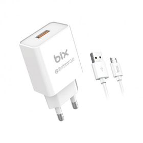 Bix BX-M18QTA 18 W 1 mt Qualcomm 3.0 Hızlı Şarj Adaptörü ve Micro USB Şarj Kablosu