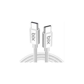 Bix BX-UC02C 1.2 mt Beyaz 60W Type-C To Type-C Hızlı Şarj ve Data Kablosu