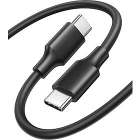 Bix BX-UC02C 1 mt Siyah 60W Type-C to Type-C Hızlı Şarj ve Data Kablosu