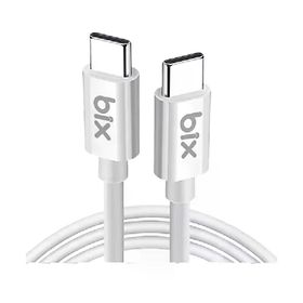 Bix BX101CW 5A 60 Watt Type-C Beyaz Şarj Kablosu