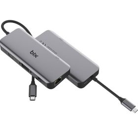 Bix BX11HB Type-C HDMI VGA Ethernet Kart Okuyucu USB Dönüştürücü