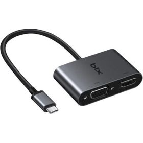 Bix BX14HB Type-C 3.1 HDMI ve VGA Dönüştürücü Adaptör