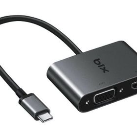 Bix BX14HB Type-C TO HDMI VGA Adaptör