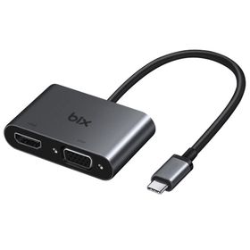 Bix BX14HB Type-C TO HDMI VGA Adaptör