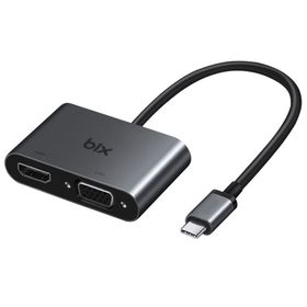 Bix BX14HB Type-C TO HDMI VGA Adaptör